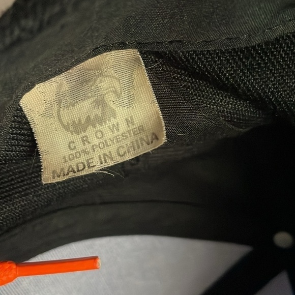 Findlay SnapBack Hat Cap Black Orange and Teal - Picture 8 of 10